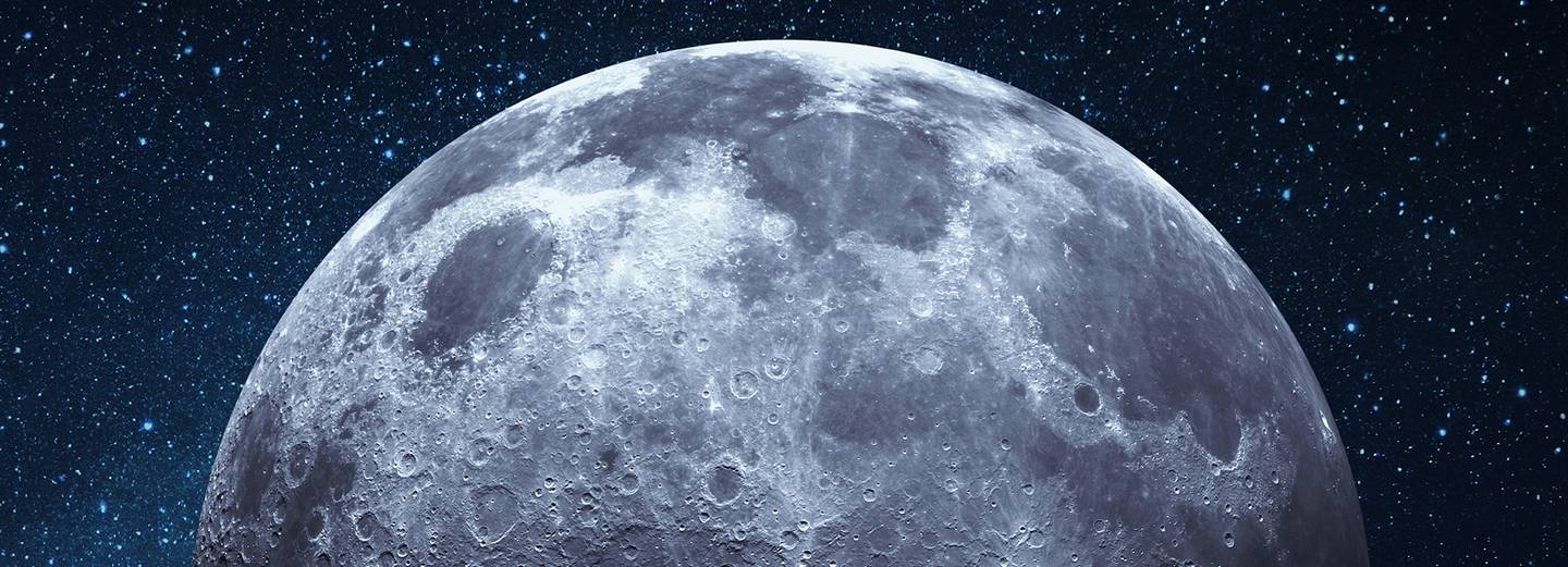Moon in Space