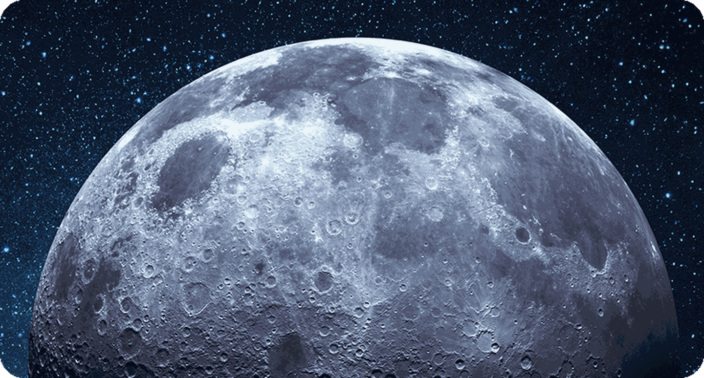 Moon in Space